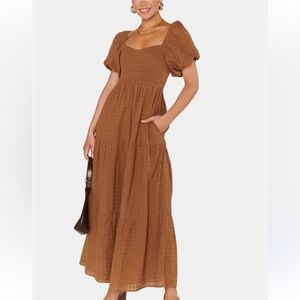 Show Me Your MuMu Joanna Midi Dress NWT